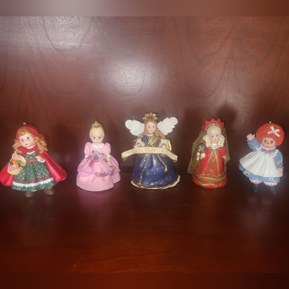 Vintage Madame Alexander Christmas Ornaments Lot